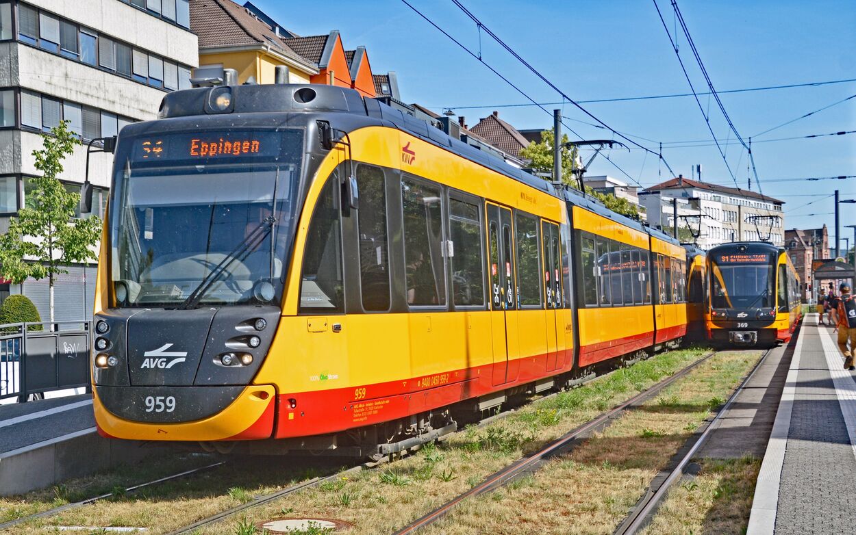 Stadtbahn Karlsruhe Innenstadttunnel und Tunnelrampen