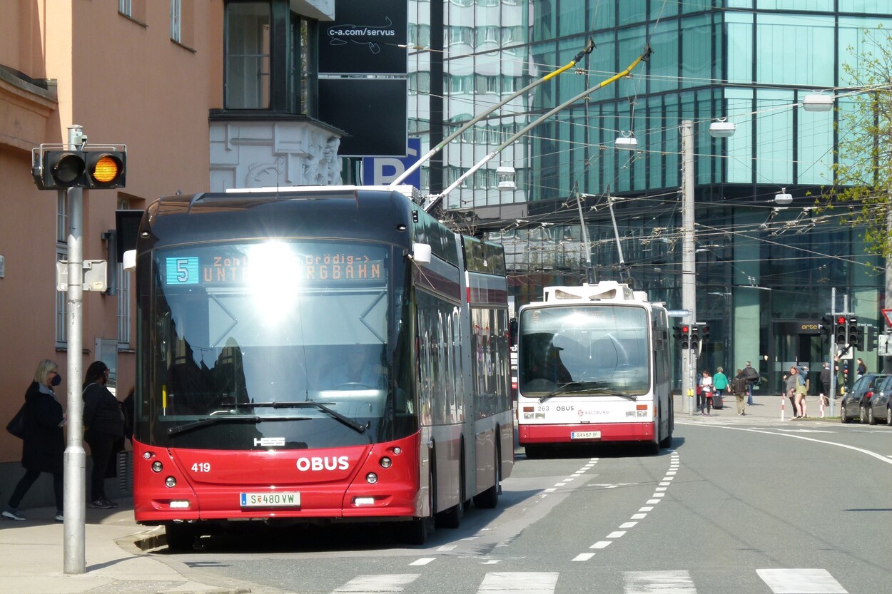 Linienverkehr in Salzburg - Obus