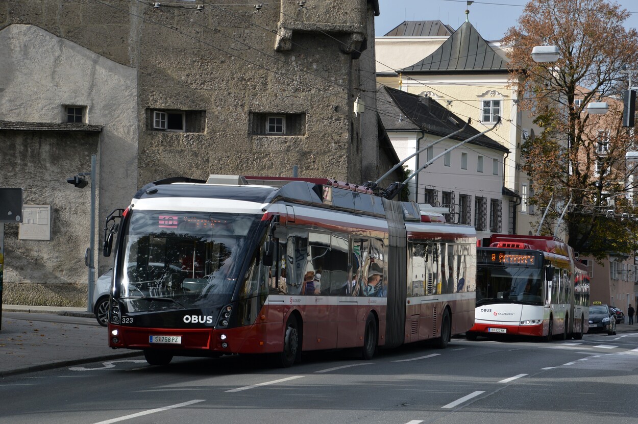 Linienverkehr in Salzburg - Obus