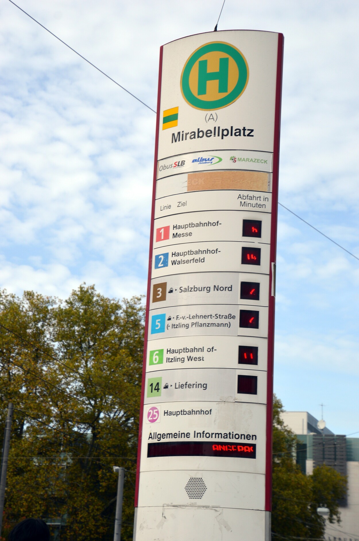 Linienverkehr in Salzburg - Obus