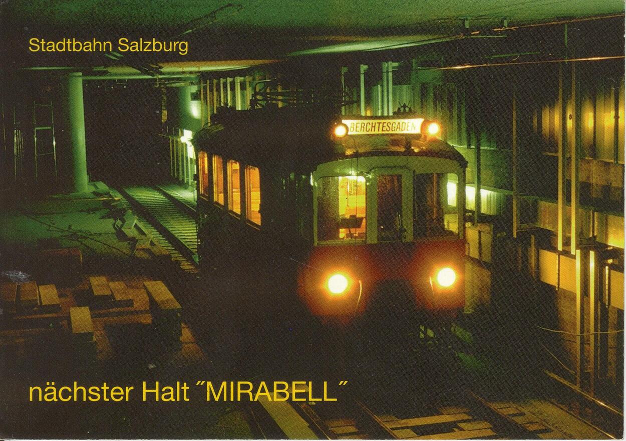 Tunnelbaustelle "Nächster Halt Mirabell"