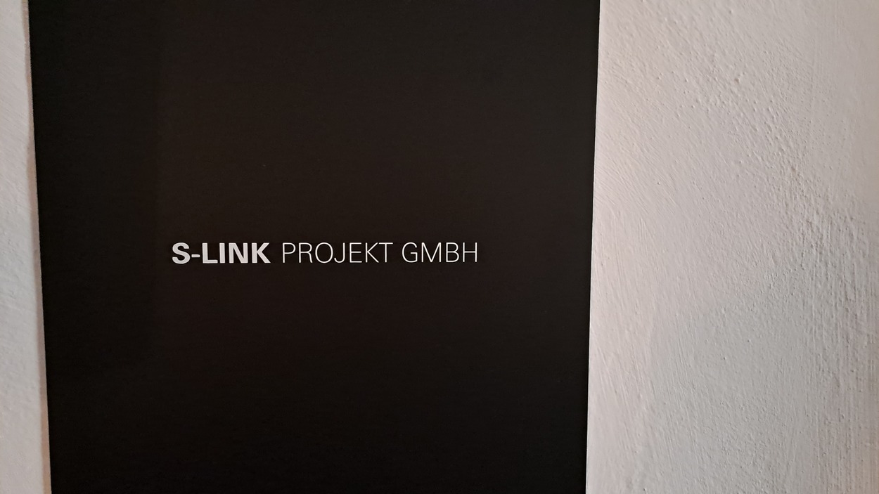 Büro S-LINK Projekt GmbH Schild
