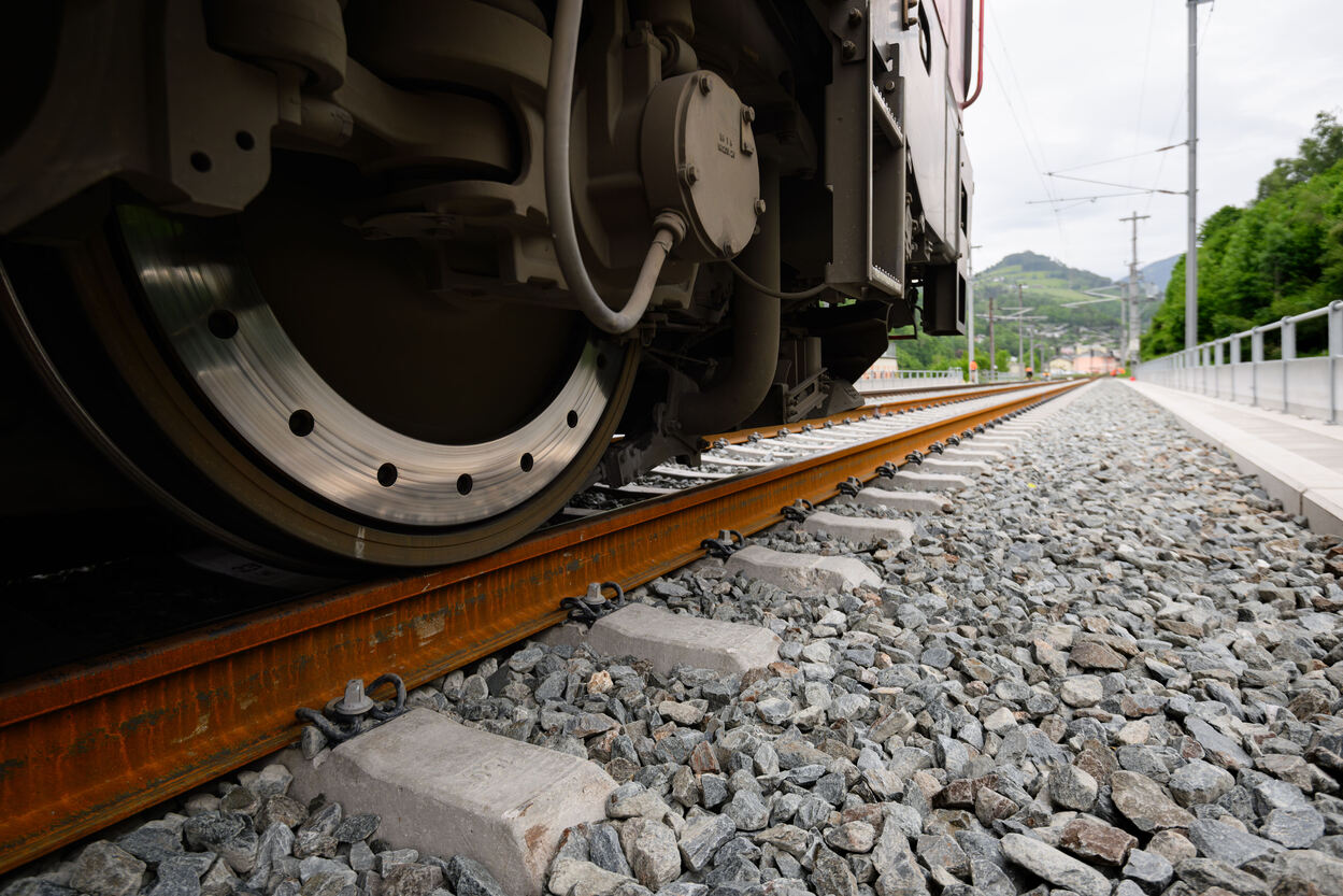 ÖBB Brückenbelastungstest Lend im Pinzgau