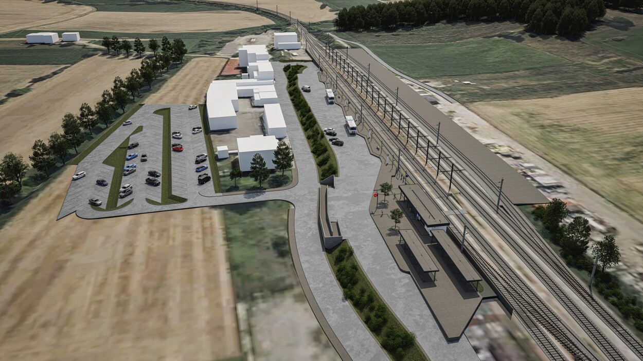 Visualisierung Bahnhof Horn