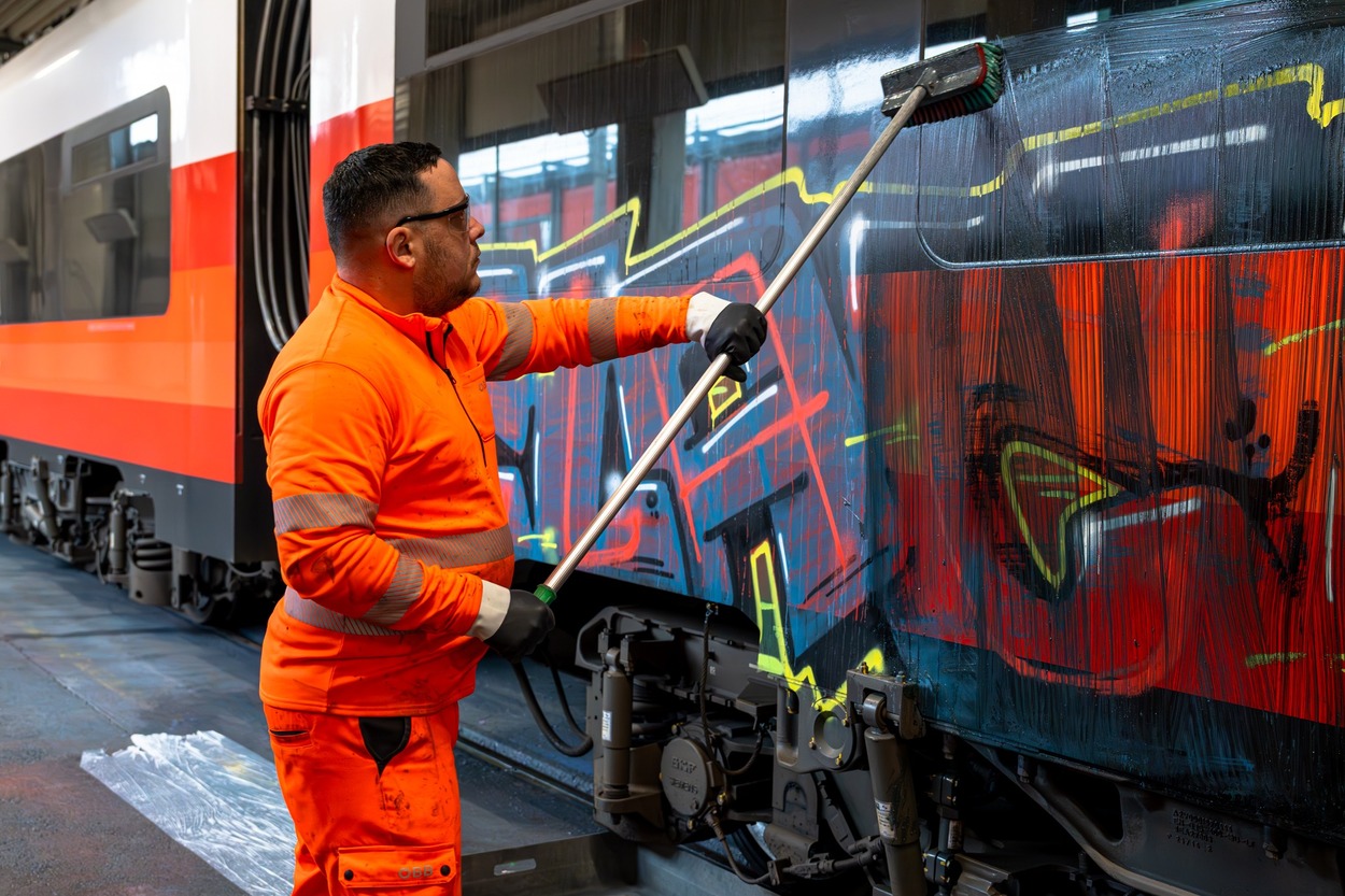 ÖBB-Graffiti-Bilanz 2024: Schäden deutlich gestiegen