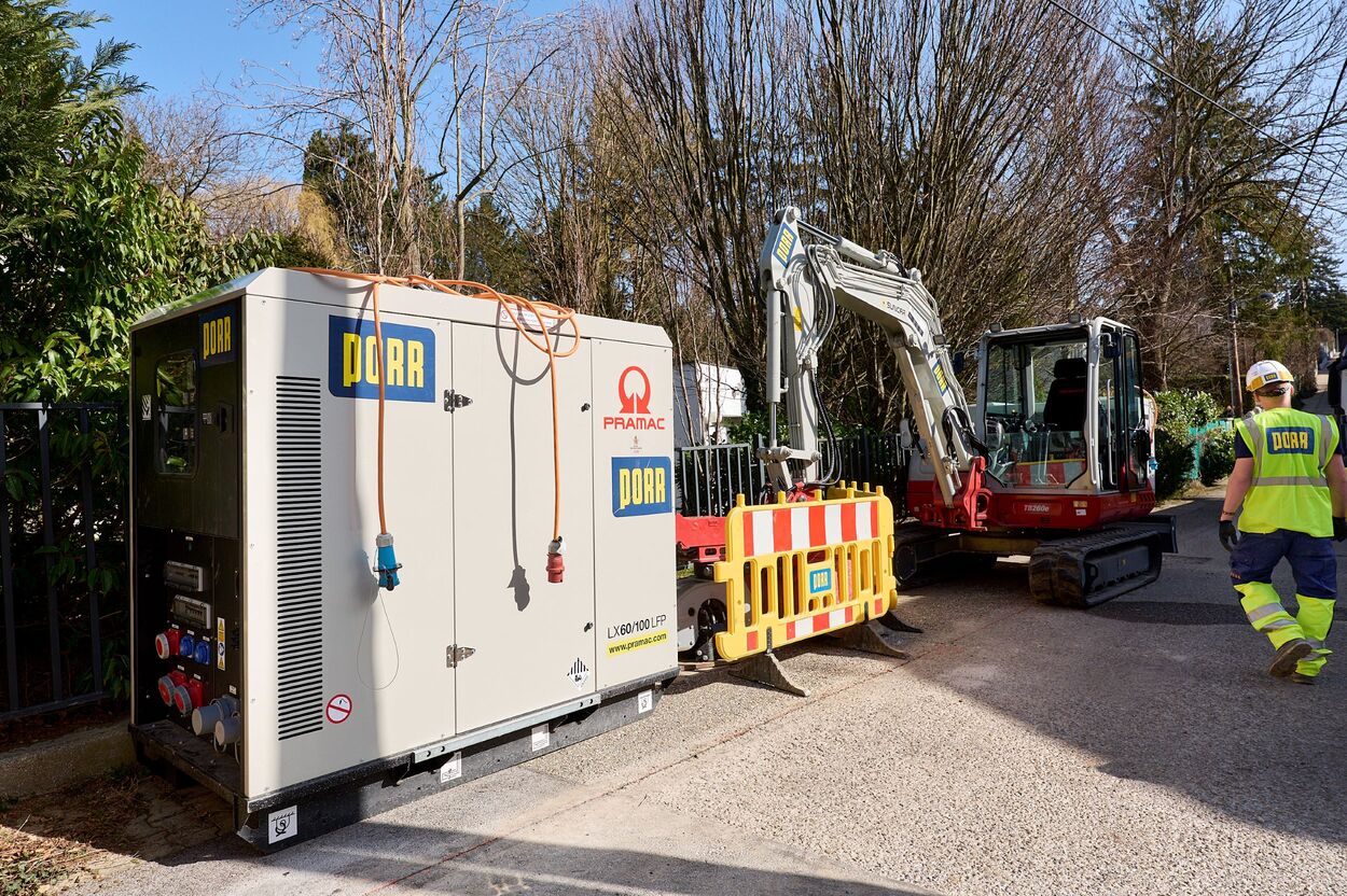 Ausschließlich Elektrogeräte im Einsatz