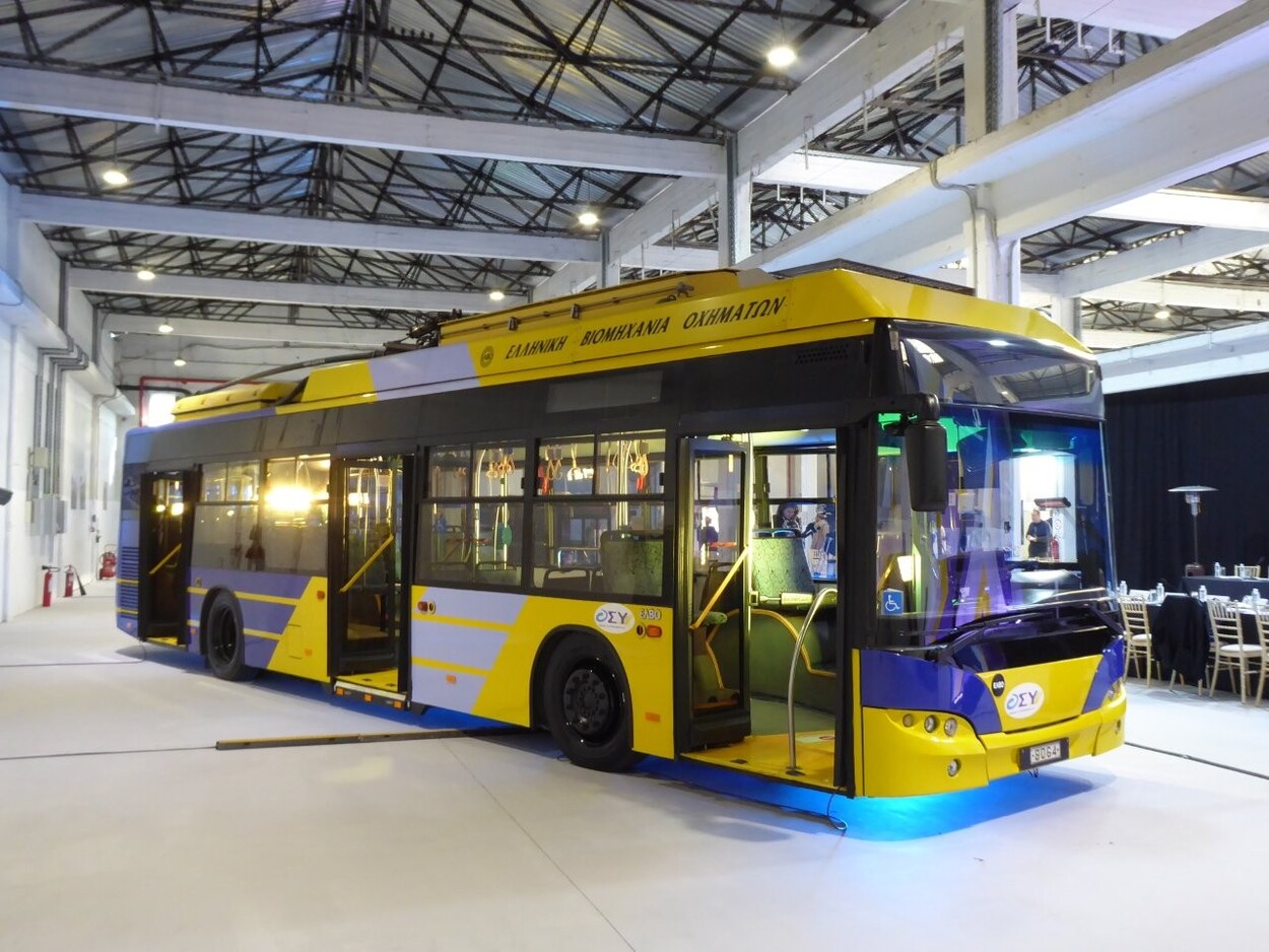 Athen`s O.SY hosted UITP: A new – coming from general overhoal – Neoplan/Kiepe 8064 built in 2004