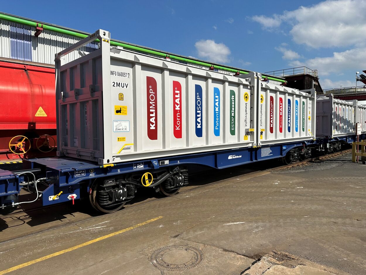 Innofreight und K+S präsentieren den ChemieTainer