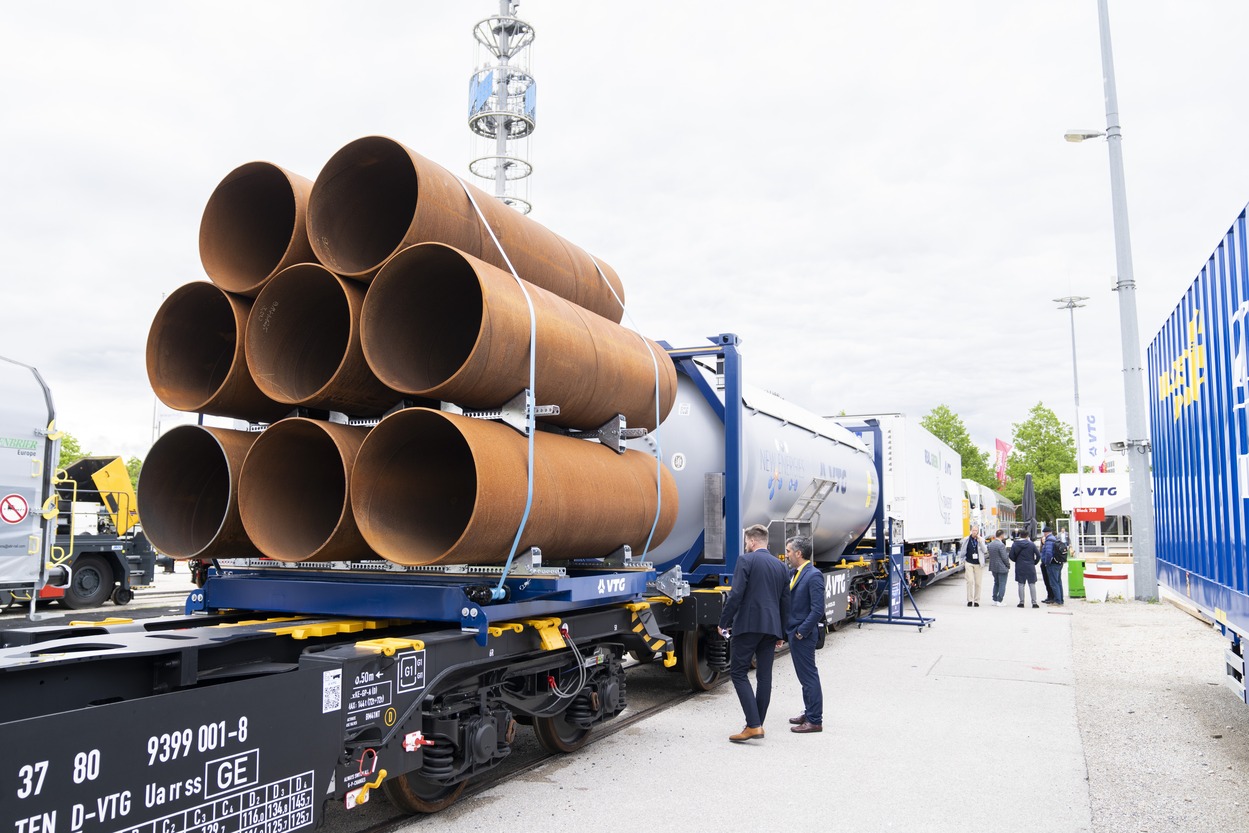 Pressebilder der Messe transport logistic