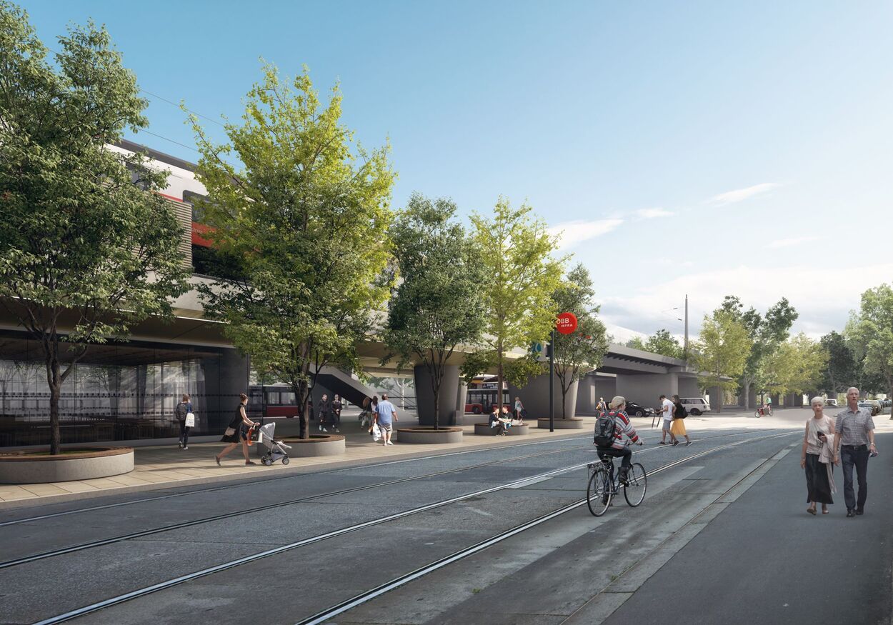 Visualisierung: Ausbau S80-Verbindungsbahn