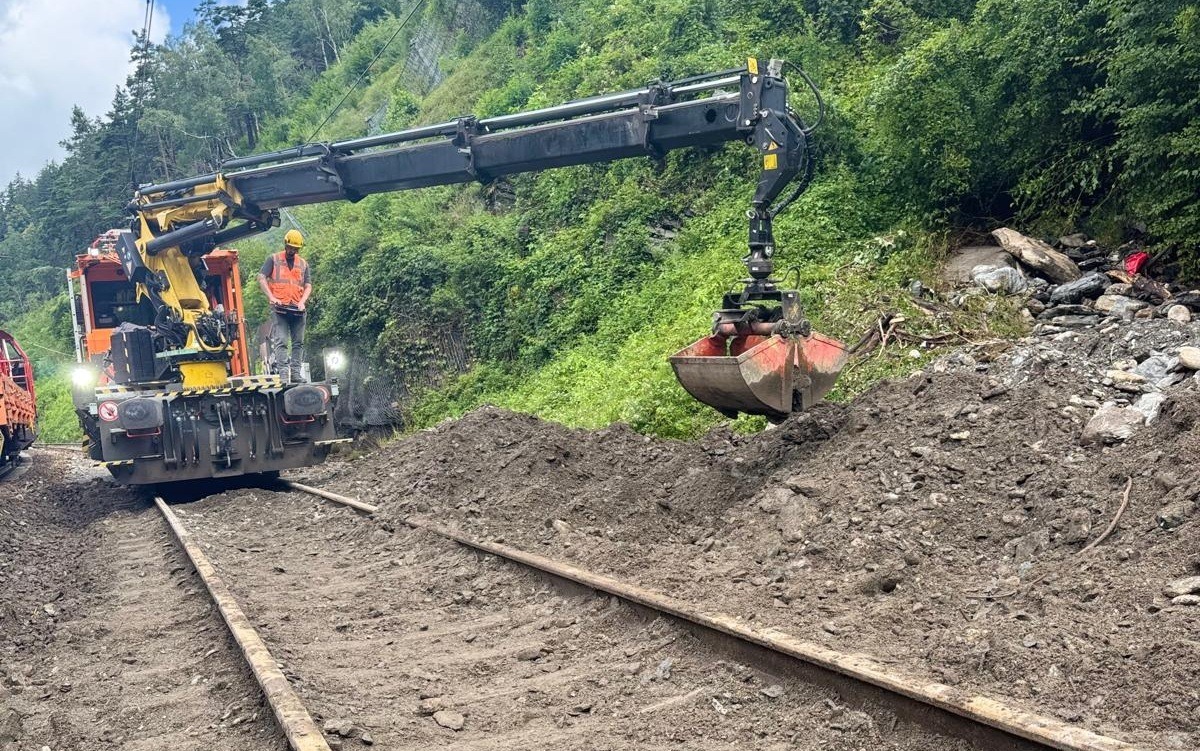 Nach Muren: Brennerstrecke für Züge wieder eingeschränkt befahrbar