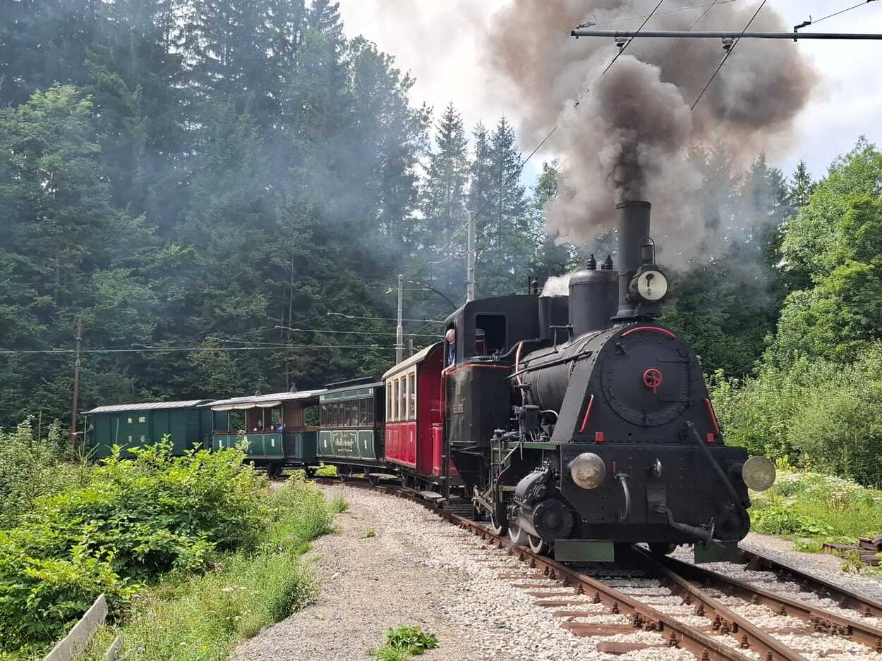 Museumstramway Mariazell: Lok 31 mit Sonderzug